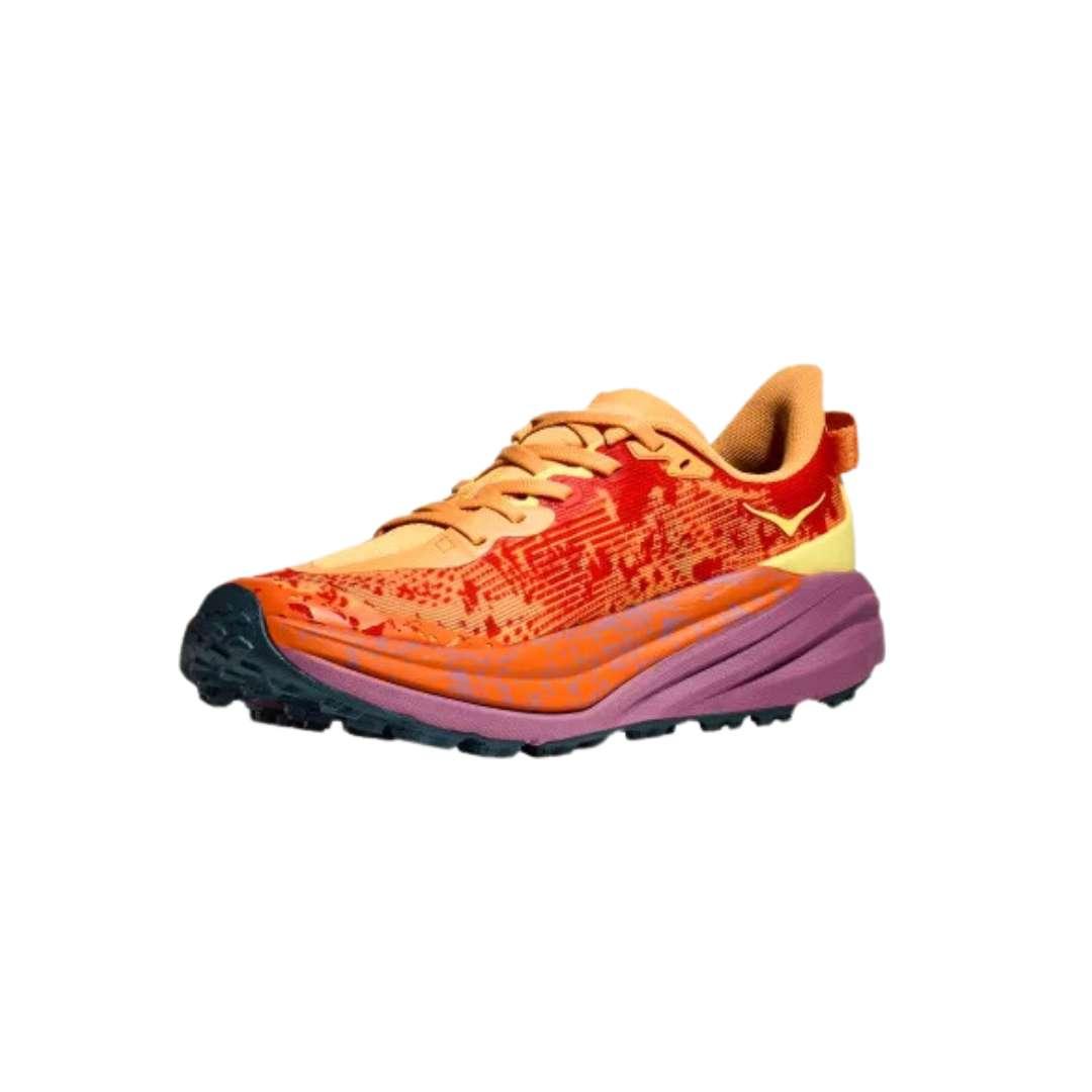 Hoka One Women's Speedgoat 6 - Wide - Sherbet/Beet Root